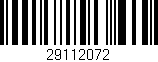 Código de barras (EAN, GTIN, SKU, ISBN): '29112072'