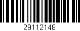 Código de barras (EAN, GTIN, SKU, ISBN): '29112148'