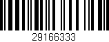 Código de barras (EAN, GTIN, SKU, ISBN): '29166333'