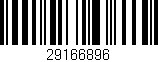 Código de barras (EAN, GTIN, SKU, ISBN): '29166896'