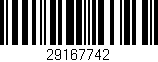 Código de barras (EAN, GTIN, SKU, ISBN): '29167742'