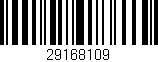 Código de barras (EAN, GTIN, SKU, ISBN): '29168109'