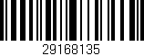 Código de barras (EAN, GTIN, SKU, ISBN): '29168135'