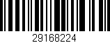 Código de barras (EAN, GTIN, SKU, ISBN): '29168224'