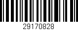 Código de barras (EAN, GTIN, SKU, ISBN): '29170828'