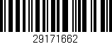 Código de barras (EAN, GTIN, SKU, ISBN): '29171662'