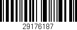 Código de barras (EAN, GTIN, SKU, ISBN): '29176187'