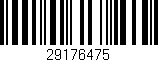 Código de barras (EAN, GTIN, SKU, ISBN): '29176475'