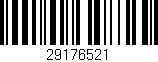 Código de barras (EAN, GTIN, SKU, ISBN): '29176521'