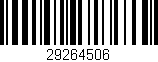 Código de barras (EAN, GTIN, SKU, ISBN): '29264506'