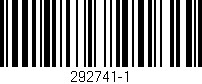 Código de barras (EAN, GTIN, SKU, ISBN): '292741-1'