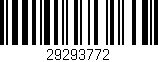 Código de barras (EAN, GTIN, SKU, ISBN): '29293772'