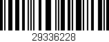 Código de barras (EAN, GTIN, SKU, ISBN): '29336228'