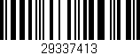 Código de barras (EAN, GTIN, SKU, ISBN): '29337413'