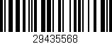 Código de barras (EAN, GTIN, SKU, ISBN): '29435568'