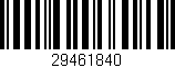 Código de barras (EAN, GTIN, SKU, ISBN): '29461840'