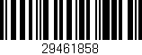 Código de barras (EAN, GTIN, SKU, ISBN): '29461858'