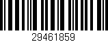 Código de barras (EAN, GTIN, SKU, ISBN): '29461859'