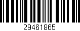 Código de barras (EAN, GTIN, SKU, ISBN): '29461865'