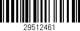 Código de barras (EAN, GTIN, SKU, ISBN): '29512461'