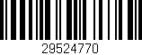 Código de barras (EAN, GTIN, SKU, ISBN): '29524770'