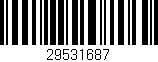 Código de barras (EAN, GTIN, SKU, ISBN): '29531687'