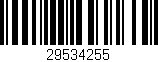 Código de barras (EAN, GTIN, SKU, ISBN): '29534255'