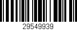 Código de barras (EAN, GTIN, SKU, ISBN): '29549939'