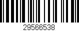 Código de barras (EAN, GTIN, SKU, ISBN): '29566538'