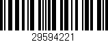 Código de barras (EAN, GTIN, SKU, ISBN): '29594221'