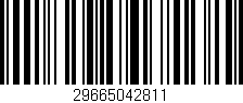 Código de barras (EAN, GTIN, SKU, ISBN): '29665042811'