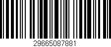 Código de barras (EAN, GTIN, SKU, ISBN): '29665087881'
