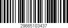 Código de barras (EAN, GTIN, SKU, ISBN): '29665103437'