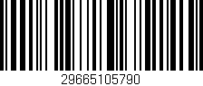 Código de barras (EAN, GTIN, SKU, ISBN): '29665105790'