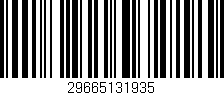 Código de barras (EAN, GTIN, SKU, ISBN): '29665131935'