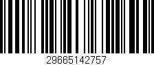 Código de barras (EAN, GTIN, SKU, ISBN): '29665142757'