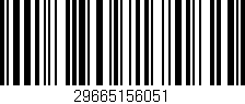Código de barras (EAN, GTIN, SKU, ISBN): '29665156051'