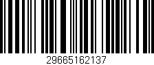 Código de barras (EAN, GTIN, SKU, ISBN): '29665162137'