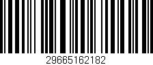 Código de barras (EAN, GTIN, SKU, ISBN): '29665162182'