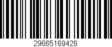 Código de barras (EAN, GTIN, SKU, ISBN): '29665169426'