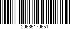 Código de barras (EAN, GTIN, SKU, ISBN): '29665170651'