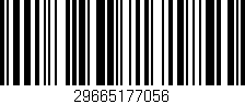 Código de barras (EAN, GTIN, SKU, ISBN): '29665177056'