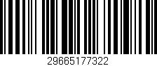 Código de barras (EAN, GTIN, SKU, ISBN): '29665177322'