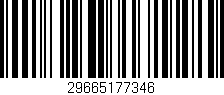 Código de barras (EAN, GTIN, SKU, ISBN): '29665177346'