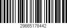 Código de barras (EAN, GTIN, SKU, ISBN): '29665178442'