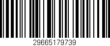Código de barras (EAN, GTIN, SKU, ISBN): '29665179739'