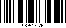 Código de barras (EAN, GTIN, SKU, ISBN): '29665179760'