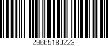 Código de barras (EAN, GTIN, SKU, ISBN): '29665180223'