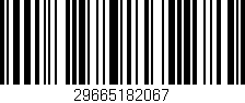 Código de barras (EAN, GTIN, SKU, ISBN): '29665182067'