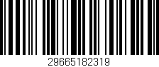 Código de barras (EAN, GTIN, SKU, ISBN): '29665182319'